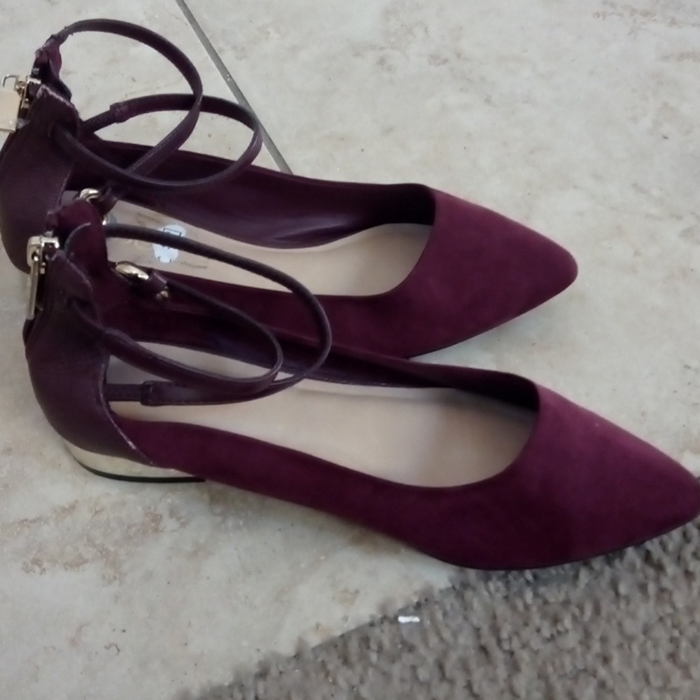 Aldo ankle strap flats